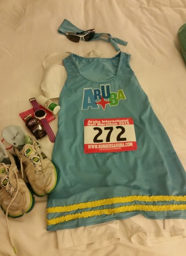 Running dress for Aruba Half Marathon