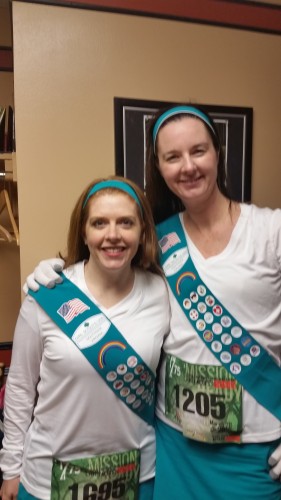 Girl Scout running costumes